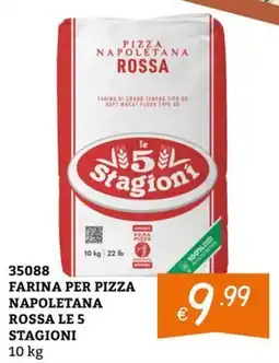 Zona Farina per pizza napoletana rossa le 5 stagioni offerta