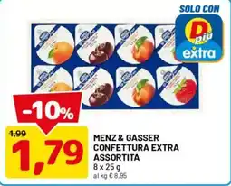DPiù Menz & Gasser confettura extra assortita offerta