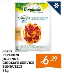 Zona Peperoni julienne grigliati service Bonduelle offerta