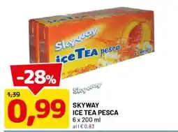 DPiù Skyway ice tea pesca offerta