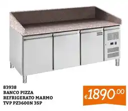 Zona Banco pizza refrigerato marmo offerta