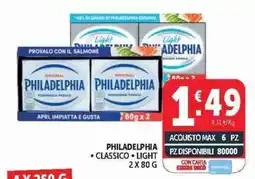 Deco Supermercati Philadelphia formaggio fresco offerta