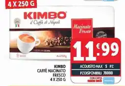 Deco Supermercati Kimbo Caffè Macinato Fresco offerta