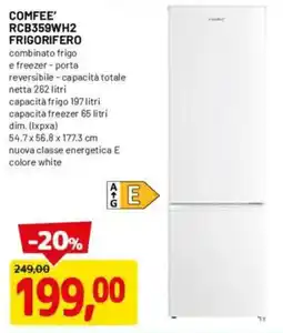DPiù Comfee' frigorifero offerta