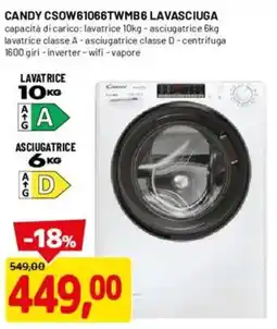 DPiù Candy lavasciuga offerta