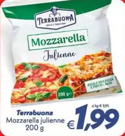 Iper Super Conveniente Terrabuona Mozzarella julienne offerta
