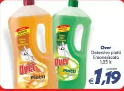 Iper Super Conveniente Over Detersivo piatti limone/aceto offerta