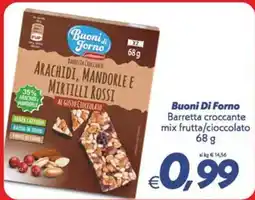 Iper Super Conveniente Buoni Di Forno Barretta croccante mix frutta/cioccolato offerta