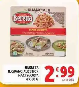 Deco Supermercati Beretta il guanciale stick maxi scorta offerta