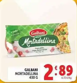 Deco Supermercati Galbani Mortadellina offerta
