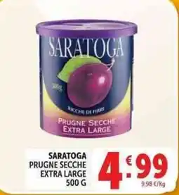 Deco Supermercati Saratoga prugne secche extra large offerta