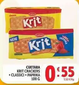 Deco Supermercati Krit Crackers offerta