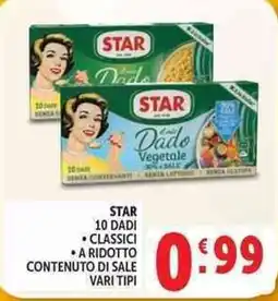 Deco Supermercati Star dado vegetale offerta