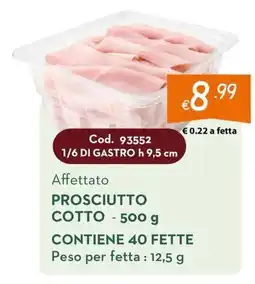 Zona Affettato Prosciutto Cotto offerta