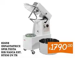 Zona Impastatrice spir.testa rib.vasca est. RTS30 2V.TR offerta