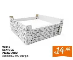 Zona Scatola pizza cubo offerta