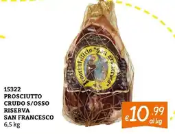Zona Prosciutto crudo s/osso riserva San Francesco offerta