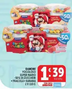 Deco Supermercati Danone Yogoloso Super Mario offerta