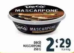 Deco Supermercati Decò Mascarpone offerta