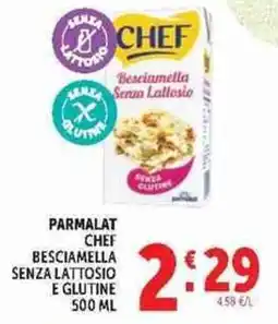 Deco Supermercati Parmalat Chef Besciamella Senza Lattosio e Glutine offerta