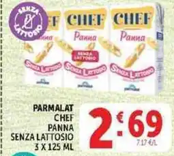 Deco Supermercati Parmalat Chef Panna senza lattosio offerta