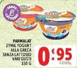 Deco Supermercati Parmalat Zymil Yogurt alla greca senza lattosio offerta