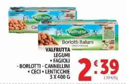 Deco Supermercati Valfrutta legumi offerta