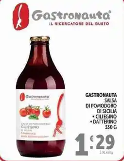 Deco Supermercati Gastronauta salsa di pomodoro di Sicilia cilegino offerta