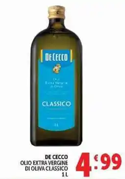 Deco Supermercati De Cecco olio extra vergine di oliva classico offerta