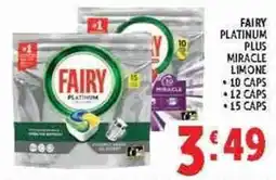 Deco Supermercati Fairy Platinum Plus Miracle Limone offerta