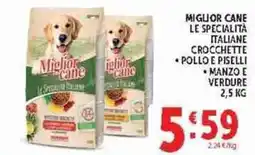 Deco Supermercati Miglior cane Le specialità italiane crocchette offerta