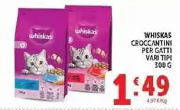 Deco Supermercati Whiskas croccantini per gatti offerta