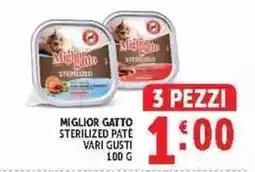 Deco Supermercati Miglior Gatto sterilized patè offerta