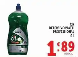 Deco Supermercati Cif Detersivo Piatto Professional offerta