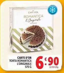 Deco Supermercati Carte d'Or torta romantica l'originale offerta