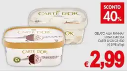 PrestoFresco Gelato alla panna/stracciatella Carte d'Or offerta
