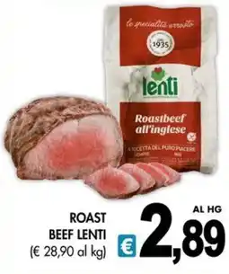 PrestoFresco Roast beef Lenti offerta