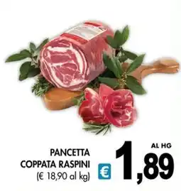 PrestoFresco Pancetta Coppata Raspini offerta
