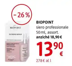 dm drogerie markt Biopoint siero professionale offerta