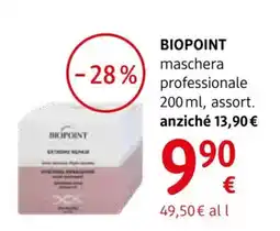 dm drogerie markt Biopoint maschera professionale offerta