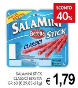 PrestoFresco Salamini stick classici Beretta offerta