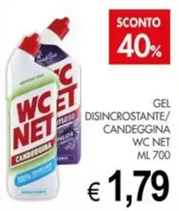 PrestoFresco Gel disincrostante/candeggina Wc Net offerta