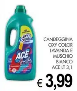 PrestoFresco Candeggina Oxy Color Lavanda e Muschio Bianco Ace offerta