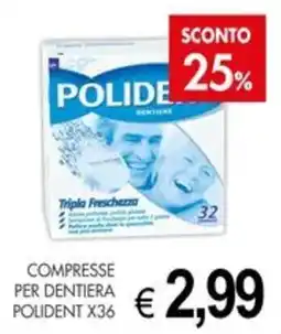 PrestoFresco Compresse per dentiera Polident offerta
