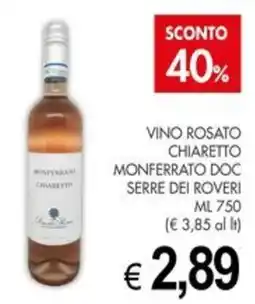 PrestoFresco Vino rosato Chiaretto offerta