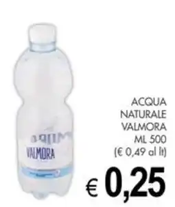 PrestoFresco Acqua naturale Valmora offerta