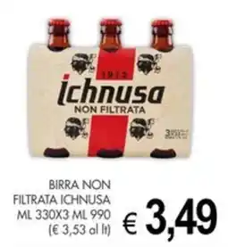 PrestoFresco Birra non filtrata Ichnusa offerta