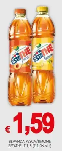 PrestoFresco Beveranda pesca/limone Estathè offerta