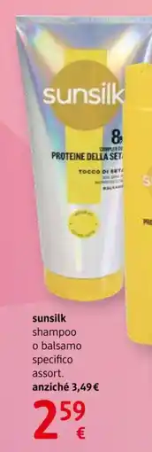 dm drogerie markt Sunsilk shampoo o balsamo specifico assort. offerta