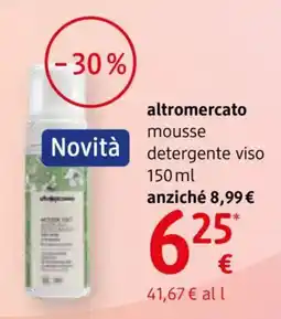 dm drogerie markt altromercato mousse detergente viso offerta